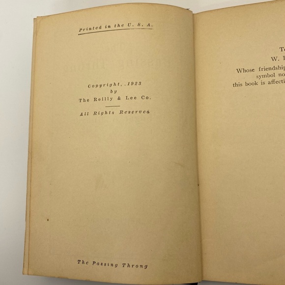 1923, The Passing Throng by Edgar A Guest - antique book - Picture 8 of 11